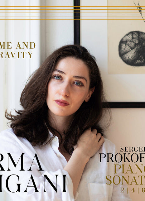 the album cover for Irma Gigani - Time & Gravity