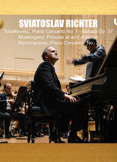 the album cover for Sviatoslav Richter - Richter Plays Russian Composers