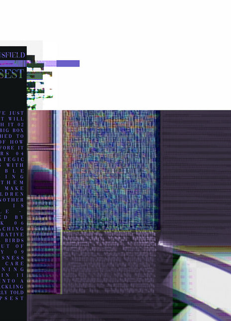 the album cover for Lauren Bousfield - Palimpsest [Translucent Blue & Grey]