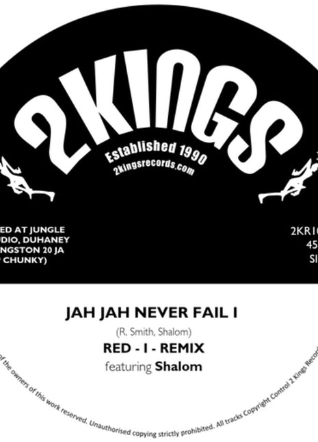 the album cover for Henry & Louis - Jah Never Fail I: Red I Remixes (10in) (Ep)