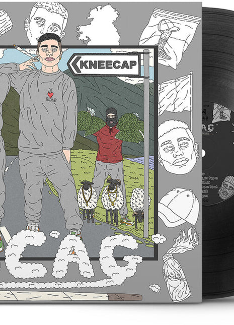 the album cover for Kneecap - 3cag