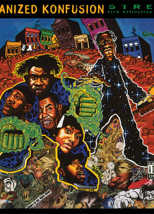 the album cover for Organized Konfusion - Stress: The Extinction Agenda [First-ever official double vinyl pressing]