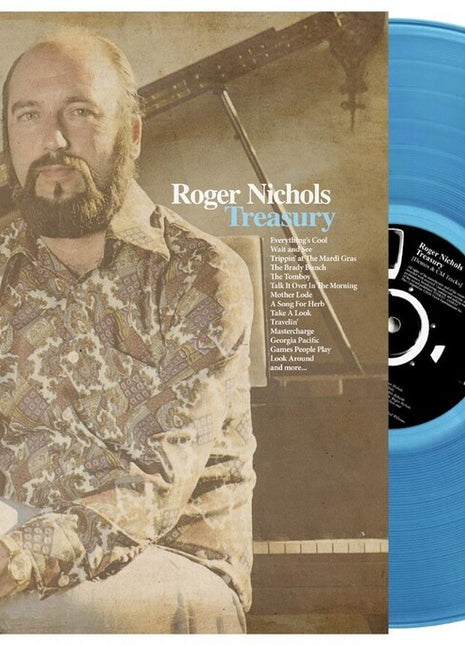 the album cover for Roger Nichols  & The Small Circle Of Friends - Roger Nichols Treasury (Demo & Cm Tracks) (Blue)