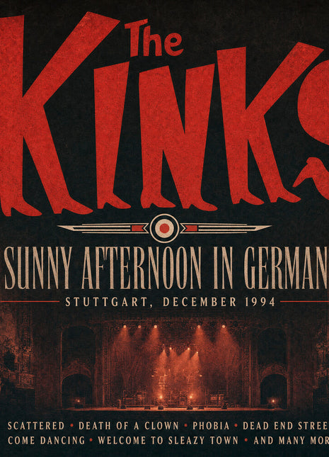 the album cover for Kinks - Sunny Afternoon In Germany