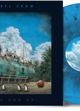 the album cover for Sheryl Crow - Pick You Up [Indie Exclusive Galaxy Blue]