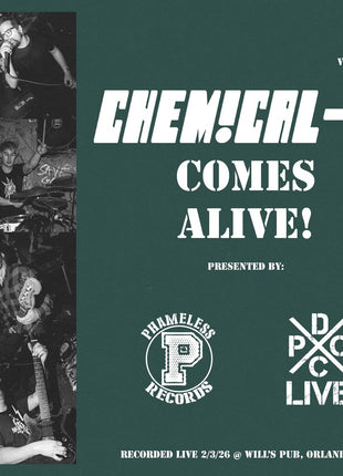 the album cover for Chemical-X - Dcxpc Live & Phameless Records 48