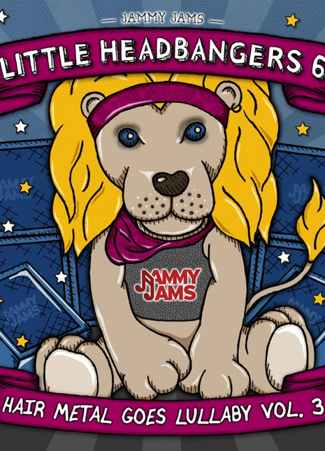 the album cover for Jammy Jams - Little Headbangers 6: Hair Metal Goes Lullaby 3