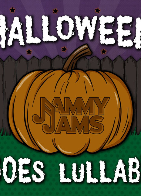 the album cover for Jammy Jams - Halloween Goes Lullaby