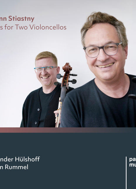 the album cover for Johann Stiastny - Works For Two Violoncellos 4