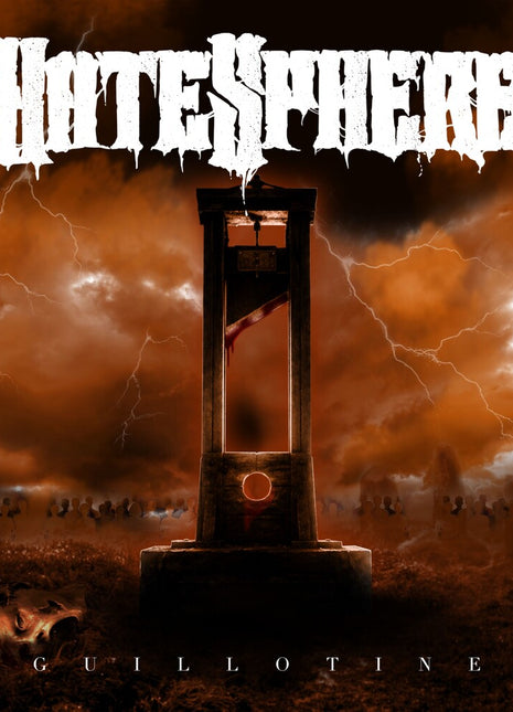 the album cover for Hatesphere - Guillotine