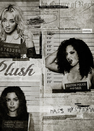 the album cover for Plush - Mass Hysteria