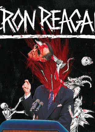 the album cover for Iron Reagan - Tyranny Of Will [Colored Vinyl] (Wht) (Spla)