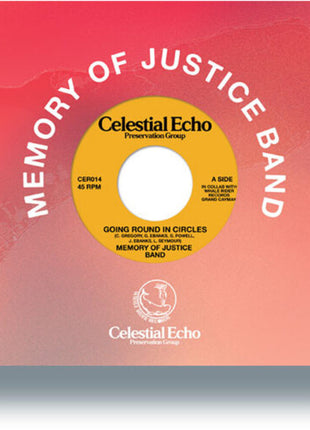 the album cover for Memory Of Justice Band - Going Round In Circles