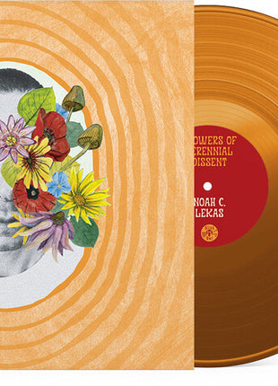 the album cover for Noah Lekas  C. - Flowers Of Perennial Dissent - Tangerine (W/Book)