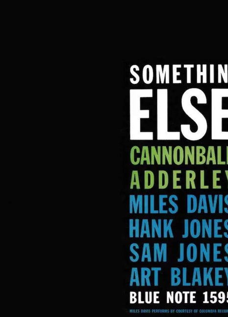 the album cover for Cannonball Adderley - Somethin Else (Blue Note Essentials Series)