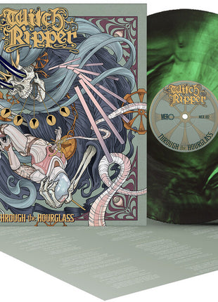 the album cover for Witch Ripper - Through The Hourglass (Blk) [Colored Vinyl] (Grn) [Limited Edition]
