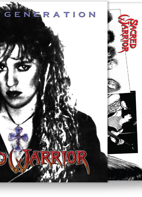 the album cover for Sacred Warrior - Wicked Generation [Colored Vinyl] [Limited Edition] [Remastered]