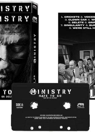 the album cover for Ministry - Hate To Go - Take Out Or Delivery