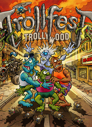 the album cover for Trollfest - Trollywood [Digipak]