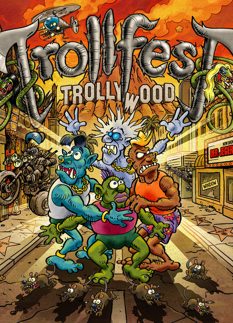 the album cover for Trollfest - Trollywood [Digipak]