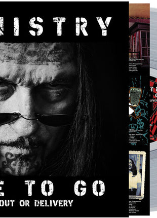 the album cover for Ministry - Hate To Go - Take Out Or Delivery [Clear]