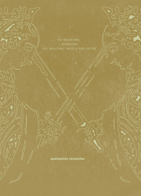the album cover for Manchester Orchestra - You Brainstorm, I Brainstorm [Colored Vinyl] (Aniv) [Reissue]