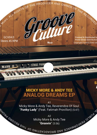 the album cover for Micky More & Andy Tee - Analog Dreams Ep
