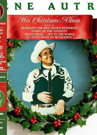 the album cover for Gene Autry - His Christmas Album (Bonus Tracks) [Colored Vinyl] [Deluxe]