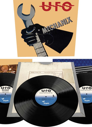 the album cover for UFO - Mechanix [Deluxe] [Remastered]