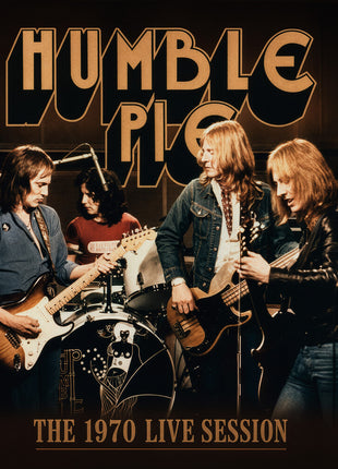 the album cover for Humble Pie - 1970 Live Session - Yellow [Colored Vinyl] [Limited Edition] (Ylw)