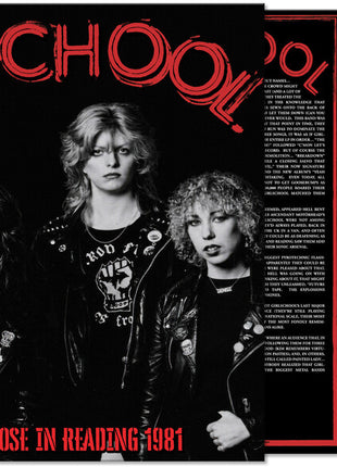 the album cover for Girlschool - Nothin' To Lose in Reading 1981
