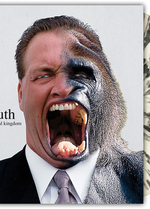 the album cover for Brutal Truth - Sounds of the Animal Kingdom - 2026 Reissue [Bone White with Splatter]