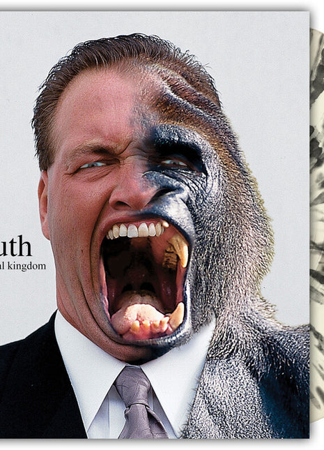 the album cover for Brutal Truth - Sounds of the Animal Kingdom - 2026 Reissue [Bone White with Splatter]
