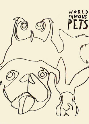 the album cover for World Famous Pets - World Famous Pets