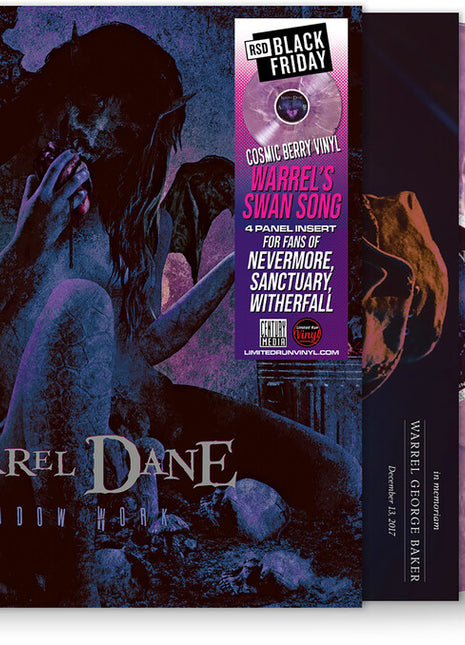 the album cover for Warrel Dane - Shadow Work [Indie Exclusive] [Colored Vinyl] [Limited Edition] [Indie Exclusive] [Remastered]