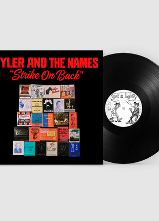 the album cover for Tyler & The Names - Strike On Back