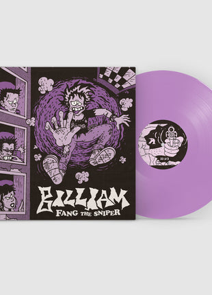 the album cover for Billiam - Fang The Sniper [Clear Vinyl] [Limited Edition] (Viol)