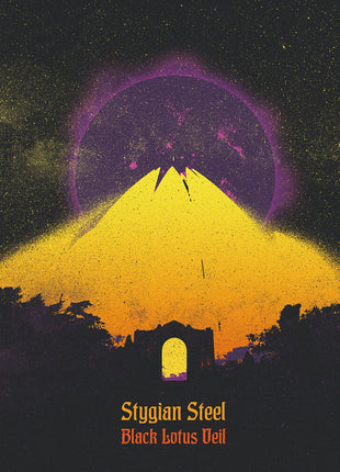the album cover for Stygian Steel - Black Lotus Veil [Reissue]