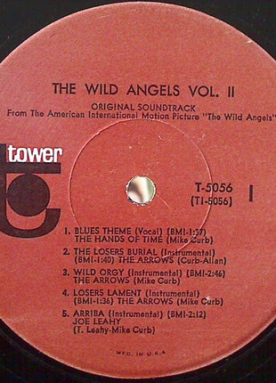 Mike Curb Featuring Davie Allan & The Arrows : The Wild Angels, Volume II (Original Soundtrack) (LP, Album, Mono)