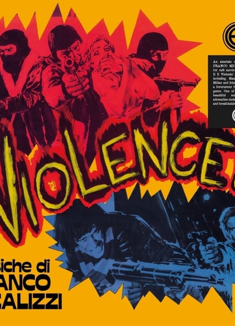 the album cover for Franco Micalizzi - Violence