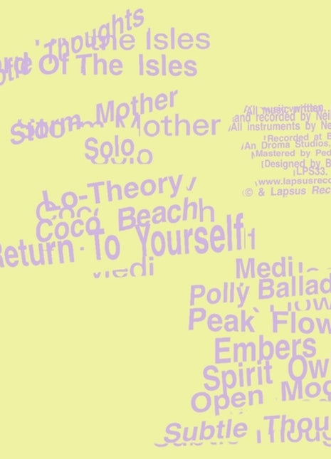 the album cover for Lord Of The Isles - Subtle Thoughts (Spla)