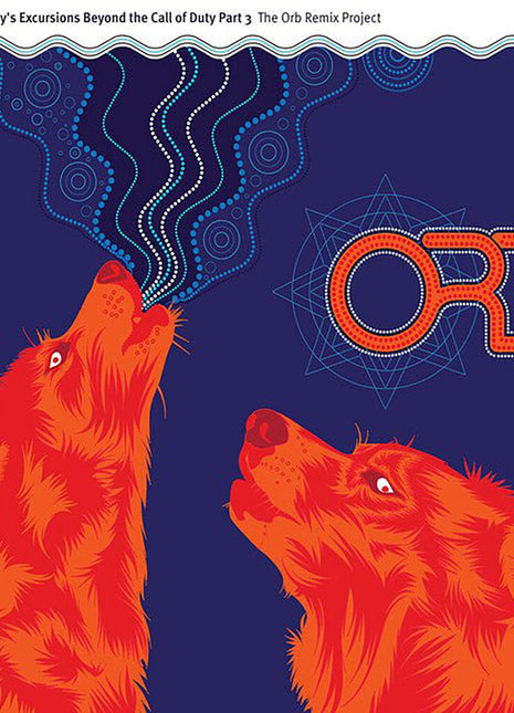 the album cover for ORB - Auntie Aubrey's Excursions Beyond 3