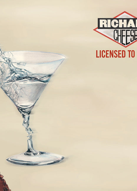 the album cover for Richard Cheese - Licensed To Spill [Clear Vinyl]