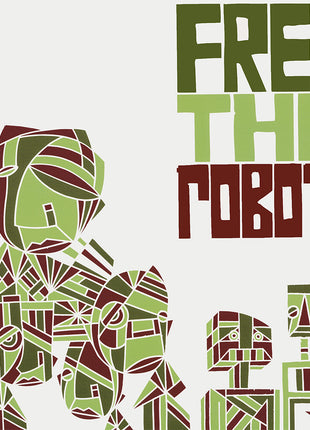 the album cover for Free The Robots - Vol. 1