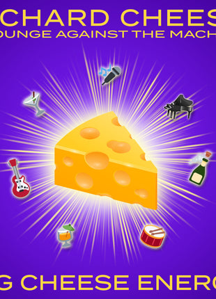 the album cover for Richard Cheese - Big Cheese Energy - Yellow [Colored Vinyl] (Ylw)