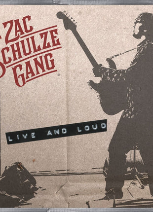 the album cover for Zac Schulze  Gang - Live & Loud (Mlps) [Reissue]