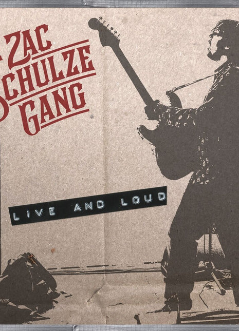 the album cover for Zac Schulze  Gang - Live & Loud (Mlps) [Reissue]