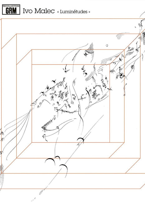 the album cover for Ivo Malec - Luminetudes