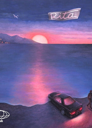 the album cover for Paerish - Rita - Clear W/ Pink & Blue Swirl Vinyl (Blue)