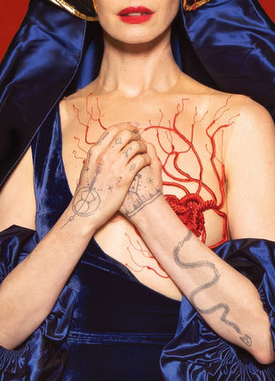 the album cover for Anne Hathaway  / Hart,Daniel (Colv) (Gol) (Red) - Mother Mary: Greatest Hits - O.S.T. [Colored Vinyl] (Gol)